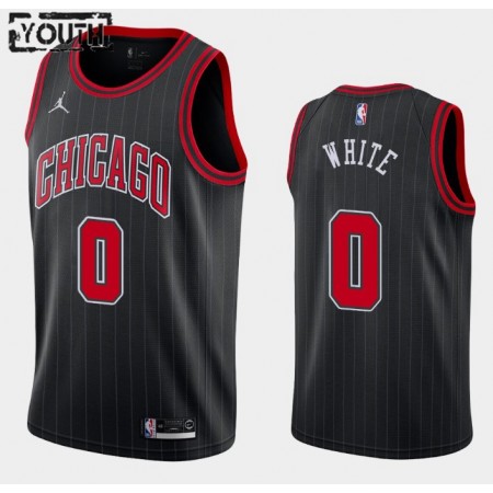 Maillot Basket Chicago Bulls Coby White 0 2020-21 Jordan Brand Statement Edition Swingman - Enfant